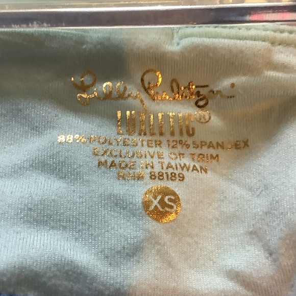 Lilly Pulitzer‎ Logo Leggings, stirrups, XS,luxletic - Picture 2 of 8